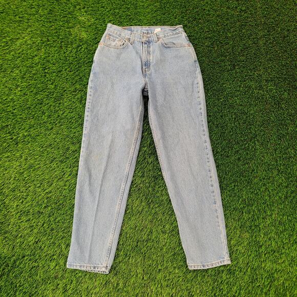 Vintage 90S LEVIS 512 High-Rise Jeans Womens 2/3 24x29 Straight USA - Picture 1 of 16